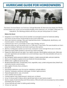 Hurricane Guide